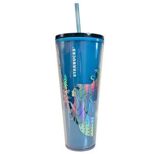 STARBUCKS 2021 Christmas Holiday Iridescent Siren Color Changing 24oz Tumbler
